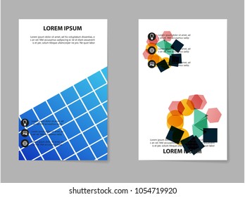 Creative Abstract business brochure composition