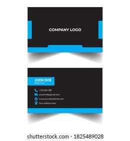 Diseño de tarjetas de visita de resumen creativo
