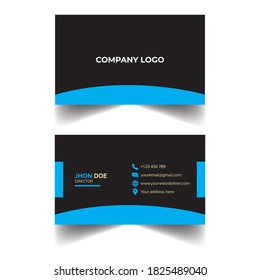 Diseño de tarjetas de visita de resumen creativo