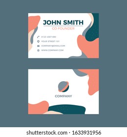 creative abstract business card template