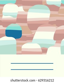 Creative abstract card in pastel trendy colors. Birthday, anniversary, Valentin’s day, party invitations, wedding, covers.