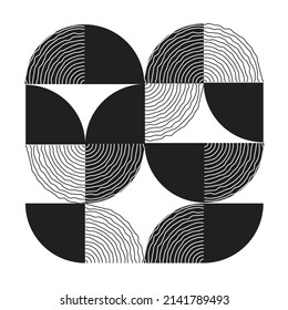 Creative abstract circles.  Artistic hand painted composition ideal for wall decoration, postcard or brochure cover design.
