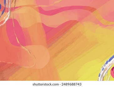 Creative  abstract colorful background.  Design for prints, posters, cards, etc. Vector.
