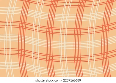 Fondo creativo abstracto colorido con rayas rojas y blancas sobre fondo marrón claro. Diseño de conjunto para impresiones, carteles, tarjetas, etc. Ilustración vectorial.
