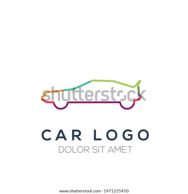 Creative Abstract\
Colorful Logo , car\
logo