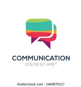 Creative Abstract Colorful Logo ,communication