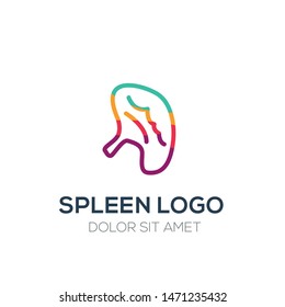 Creative Abstract Colorful Logo , spleen logo