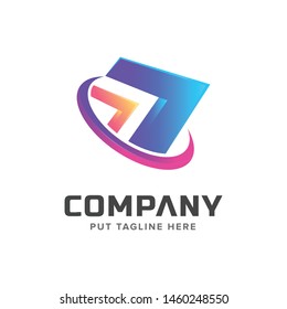 Creative Abstract colorful logo template for business