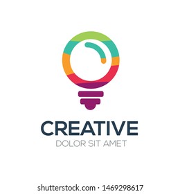 creative abstract colorful Logo ,Vector illustration