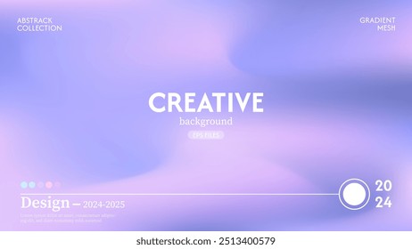 Combinação abstrata criativa, gradações de combinação roxo e rosa suave. Exclusivo design de cor pastel minimalista. EPS 10
