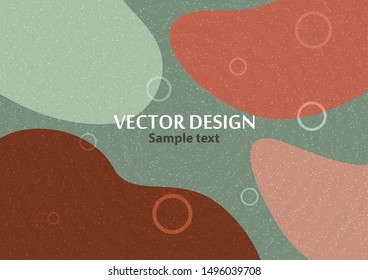 Creative abstract concept, colored shapes. Futuristic poster design with place for text . Colorful geometric background for use as web design, banners, posters, advertising. Vector illustration