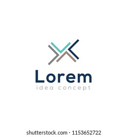 Creative Abstract Concept Logo Design Template