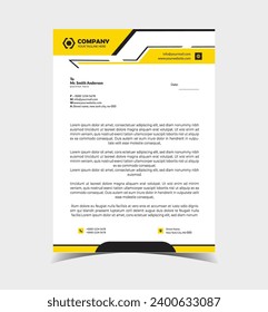 creative abstract Corporate letterhead template