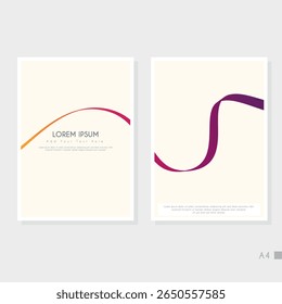 Creative Abstract Cover Page Design