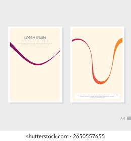 Creative Abstract Cover Page Design