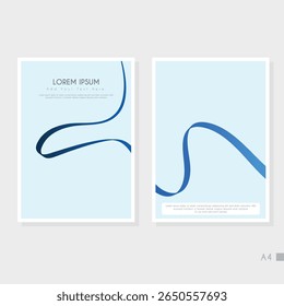 Design de folha de rosto abstrata criativa