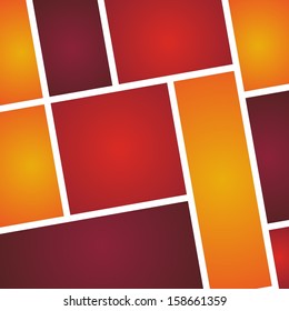 Creative abstract cubes vector illustration