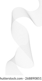 Fondo de textura de línea curva abstracta creativa