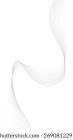 Fondo de textura de línea curva abstracta creativa