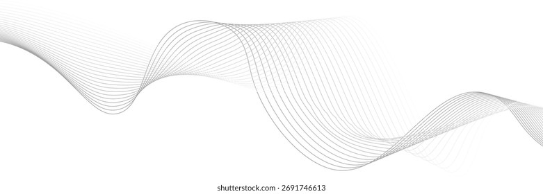 Creative abstract curved line texture background