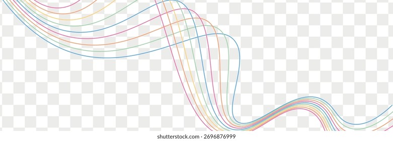 Creative abstract curved line texture background