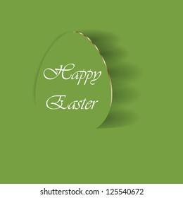 Creative and abstract cute card with eggs