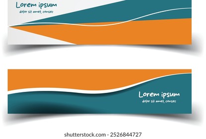 Creative Abstract Design Banner Templates for Business and Marketing