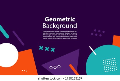 Creative abstract design decorated background. Graphic design element