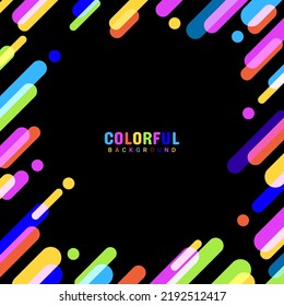 Diseño creativo abstracto decorado con fondo
