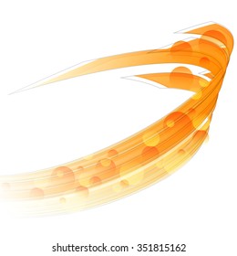 Creative abstract design on white background.