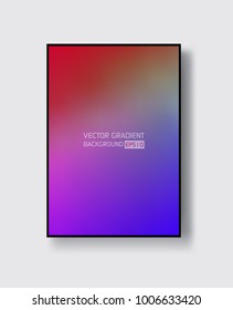 Creative abstract design poster with vibrant gradient mash. Colorful bright backgrounds. Vector color element.