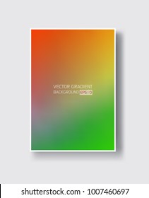 Creative abstract design poster with vibrant gradient mash. Colorful bright backgrounds. Vector color element.