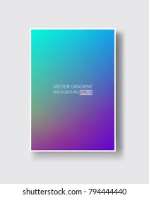 Creative abstract design poster with vibrant gradient mash. Colorful bright backgrounds. Vector color element.