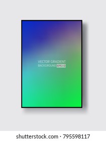 Creative abstract design poster with vibrant gradient mash. Colorful bright backgrounds. Vector color element.
