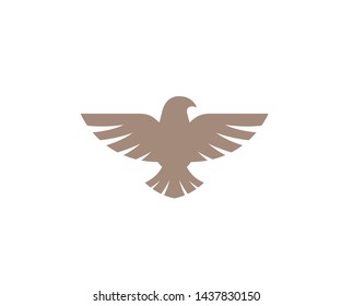 Creative Abstract Eagle Bird Logo Design Vector Symbol Illustration