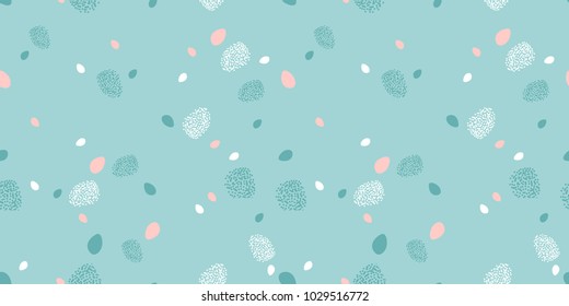 Creative abstract Easter eggs Seamless Pattern trendy background for advertising, textile, wallpaper, social media, web design, etc. Vector Illustration