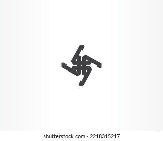 Creative Abstract element symbol icon design