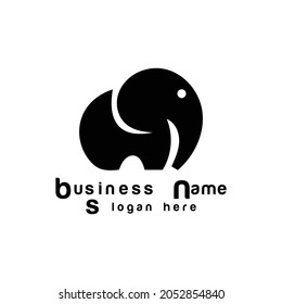 Creative Abstract Elephant Logo Design 