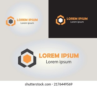 Creative abstract emblem, design concept, logo, Simple logo, logotype element for template.