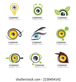Kreatives abstraktes Logo-Design, Vektorset