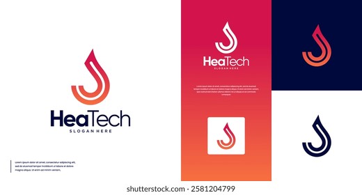 creative abstract fire logo, energy innovation symbol, modern technology, graphic design template.