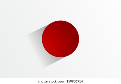 Creative Abstract Flag of Japan Background