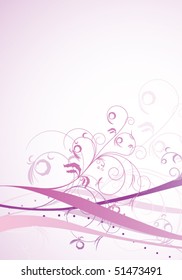 creative abstract floral background