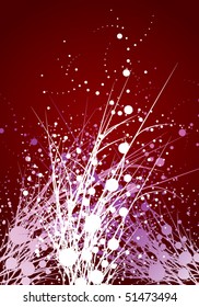 creative abstract floral background