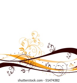 creative abstract floral background