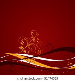 creative abstract floral background