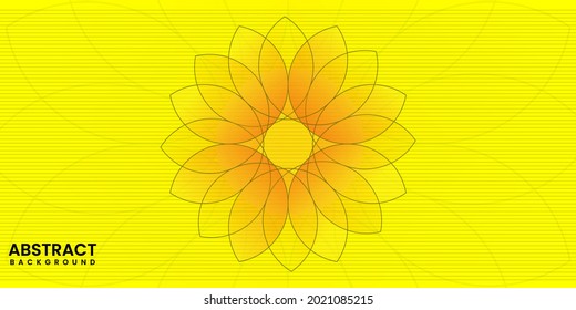 Creative abstract flower background design.
