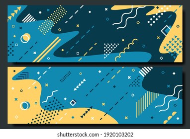 Creative abstract fluid background vector template. Modern and futuristic element. for backdrop, flyer, banner, poster. Eps 10 vector. Memphis element.