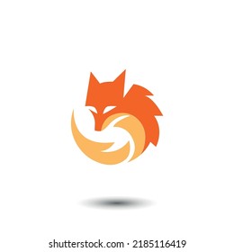 Creative Abstract Fox Logo Design Vector Stock Vector (Royalty Free ...