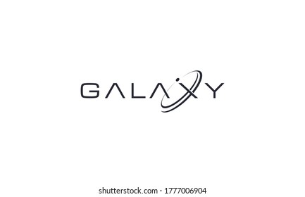 Creative And Abstract Galaxy For Solar System And Universe Logo Design Vector Editable